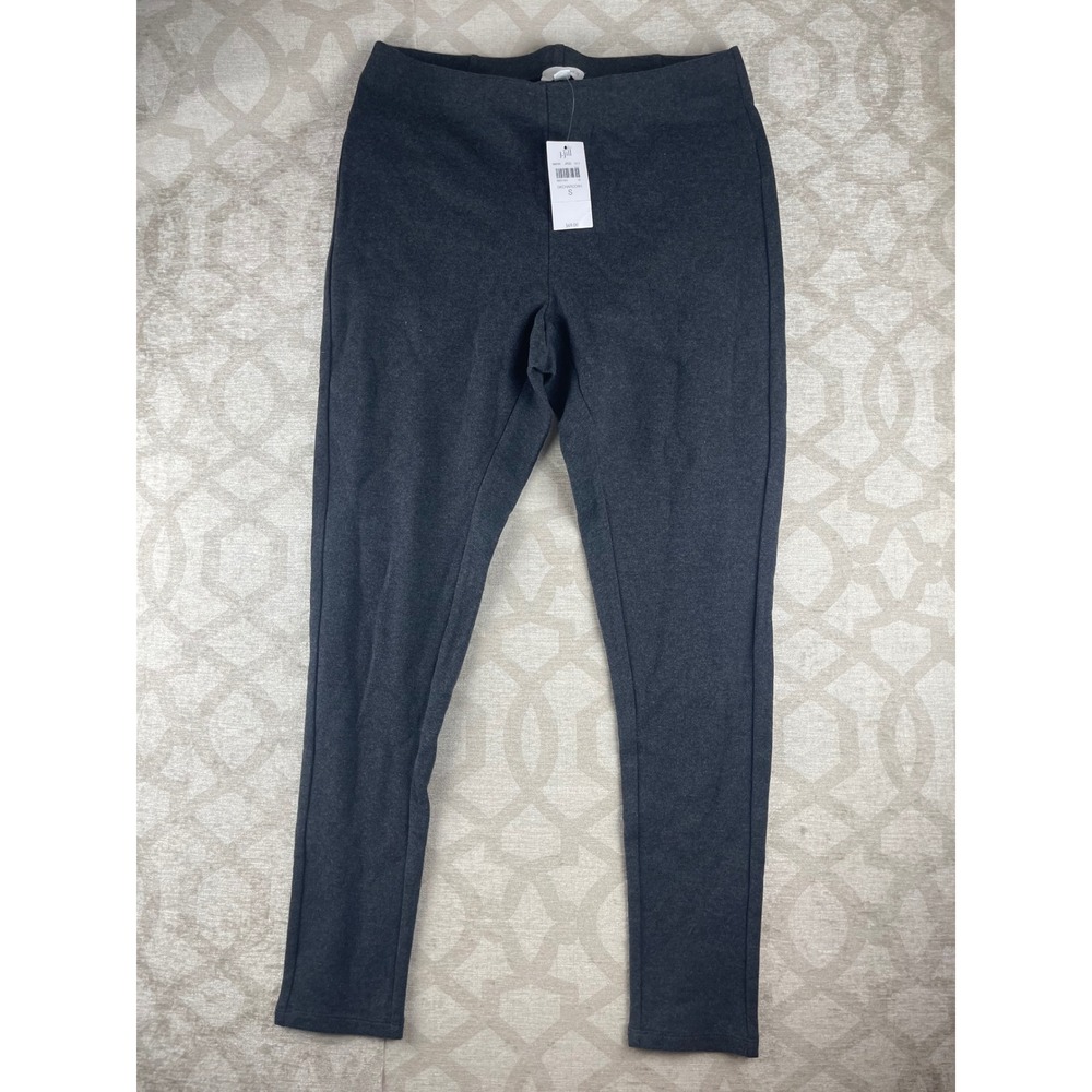 J. Jill Pure Jill Women Small Gray NWT Cotton Spandex Slim Leggings Charcoal